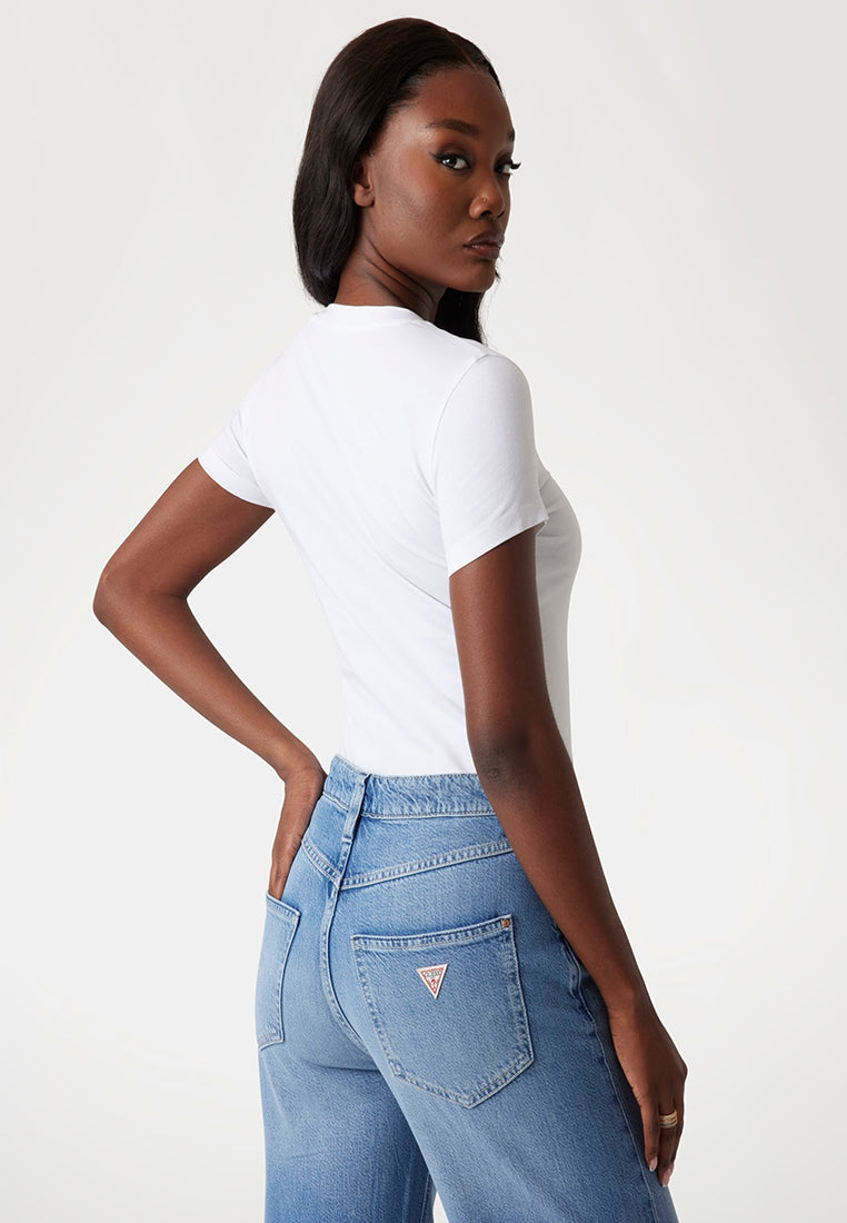 Glitter Degrade Logo Tee